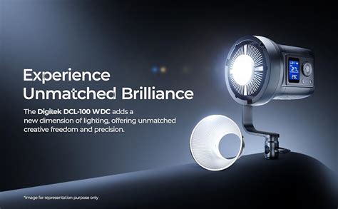 Digitek DCL-100W DC Combo 100W Continuous LED Video Light with 18CM ...