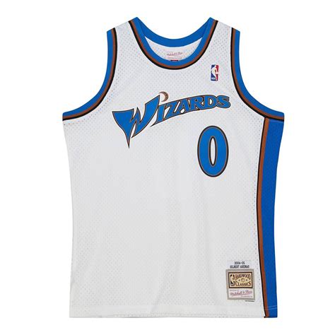 Mitchell & Ness Washington Wizards NBA Jersey Gilbert Arenas white ...