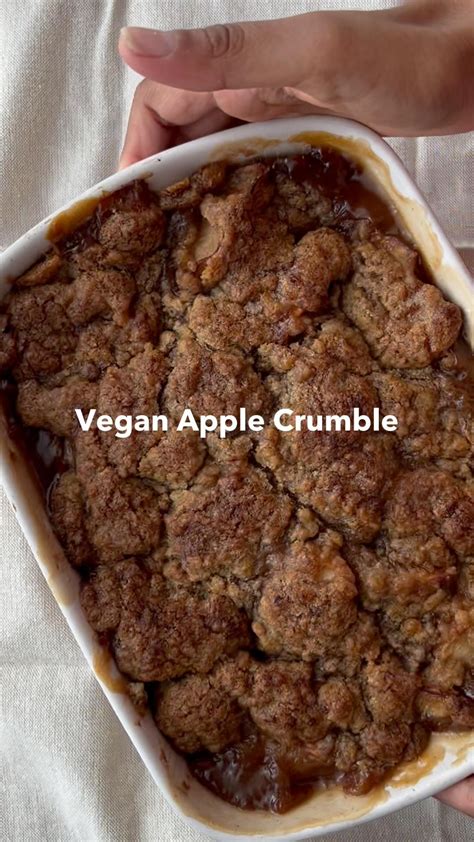 The best vegan apple crumble – Artofit