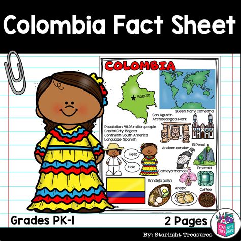 Colombia Fact Sheet – Starlight Treasures LLC