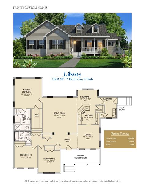 Explore Trinity Custom Homes Georgia Floor Plans