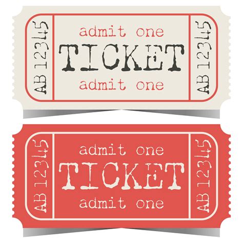 Carnival Ticket Clip Art