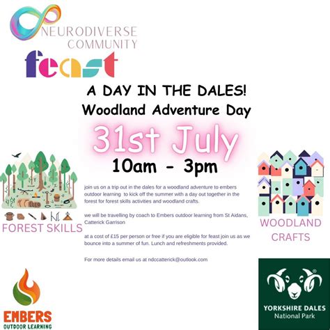 A day in the dales - woodland adventure day, St. Aidan's Church Hall ...