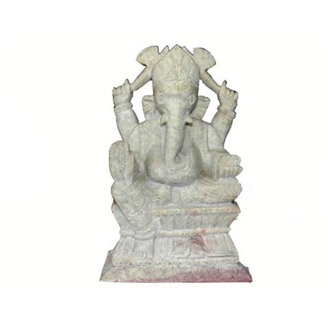 Varanasi Soft Stone Lord Ganesha Statue– Gi Heritage