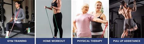 Joyfit Resistance Loop Bands - for Strength Training, Fitness Exercises ...