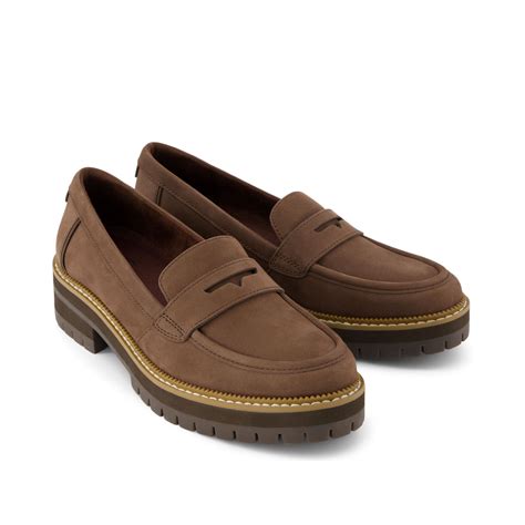 Cara Dark Brown Leather Loafer | TOMS