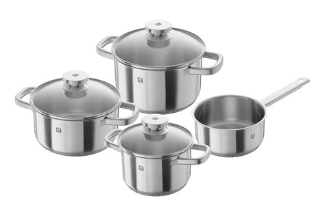 Buy ZWILLING Joy 4-Piece Cookware Set, Silver Online at Low Prices in ...