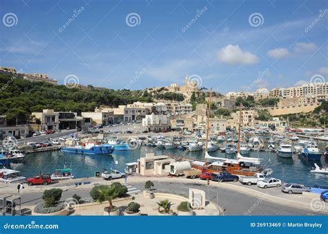 Harbor, Gozo Island, Malta. Editorial Stock Image - Image of marina ...