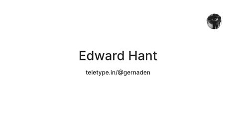 Edward Hant — Teletype