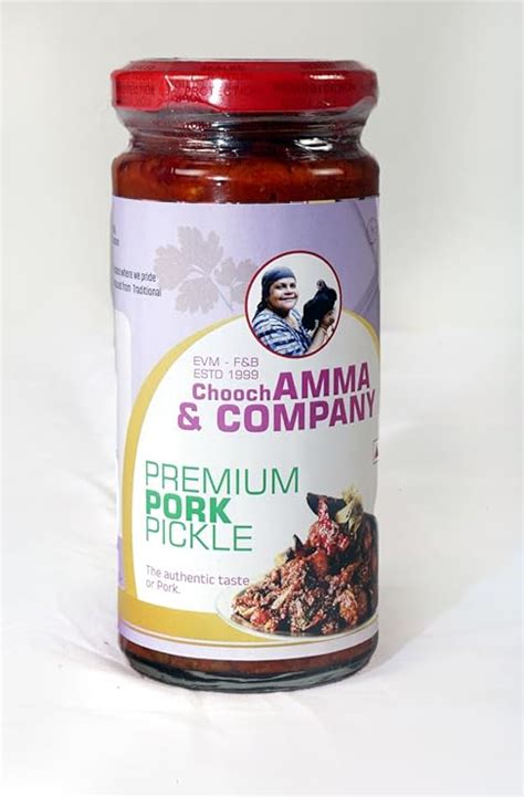 Chooch AMMA & COMPANY Kerala Style Pork Pickle, No Artificial ...