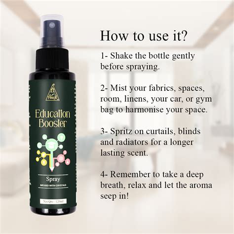 Education Booster Spray | Reiki Energized | Aromatherapy (120ml ...