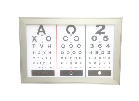 Distance Vision Eye Test Chart|Snellen Chart|Wall Hanging Eye Testing ...
