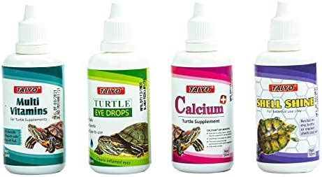 Taiyo Turtle Supplements, 50ml (Combo Pack - Shell Shine, Multivitamin ...