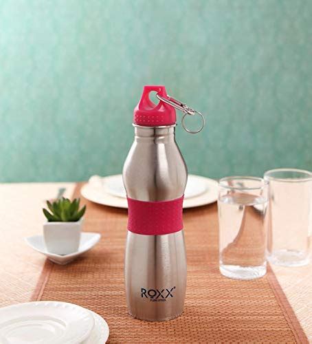 Buy Roxx Rocker Steel Bottle Pink 650Ml Online at Low Prices in India ...