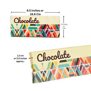 Chocolate Bar Boxes Pack of 10 | Elegant Choco Packaging