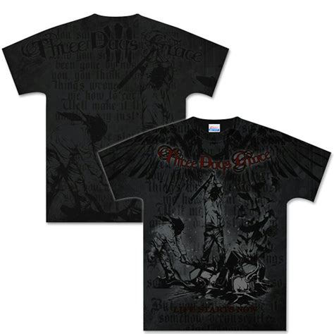 Three Days Grace Life Starts Now T-Shirt