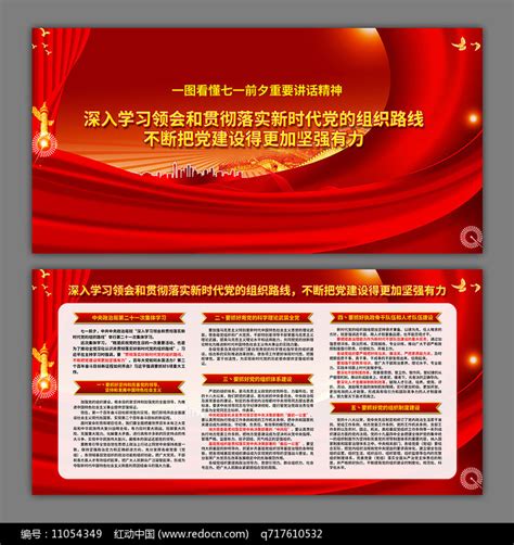 贯彻落实好新时代党的组织路线图片_展板_编号11054349_红动中国