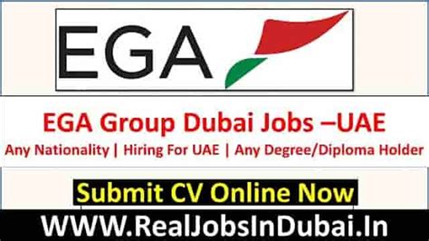 EGA Careers UAE Jobs Opportunities - 2025