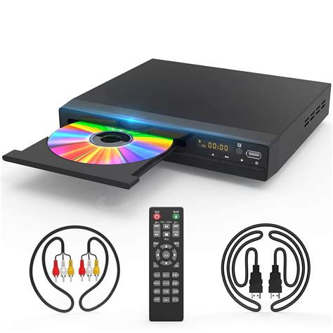 Tojock DVD Player with HDMI AV Output, DVD Player for TV, Contain HD ...