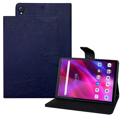 TGK Plain Design Leather Folio Flip Case with Viewing Stand Protective ...
