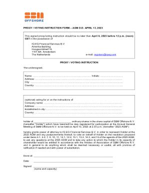 Example Proxy Voting Form 的图像结果