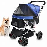 Amazon.com: Dog Stroller for Medium/2-3 Small Dogs, 55LBS Capacity Pet ...