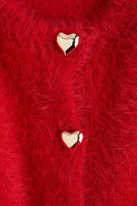 Red Fluffy Cardigan for kids | H&M CA