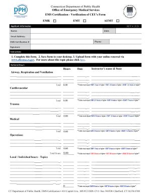 Ceu Form Pdf - Fill Online, Printable, Fillable, Blank | pdfFiller