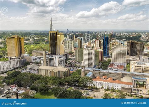 Nairobi Cityscape - Capital City Of Kenya Royalty-Free Stock Photo ...