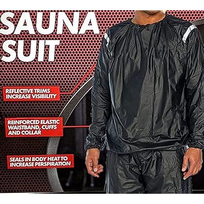 Buy Heavy Duty Sauna Suit Men Women Weight Loss Exercise Slim Gym ...