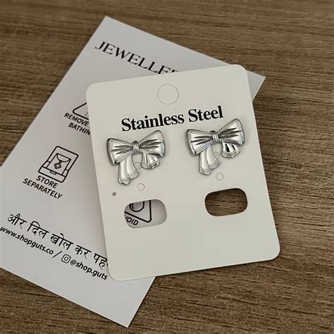 Silver Bow Studs – GUTS.CO
