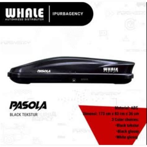 Jual roof box whale hitam glossy - Jakarta Pusat - hiro sport motor ...