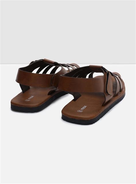 Buy Men Solid Strappy Open Toe Sandals Online at just Rs. 999.0 ...