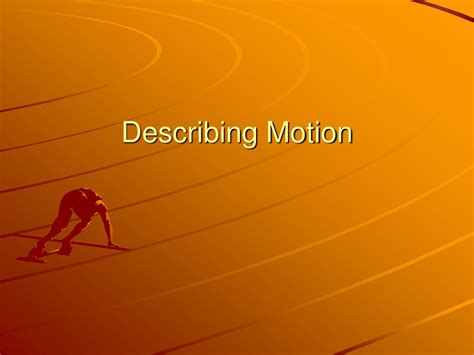 Describing Motion 的图像结果