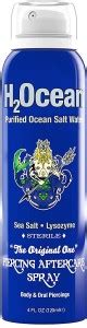 H2Ocean Piercing Aftercare Spray, 4 Fluid Ounce Temporary Tattoo Kit ...