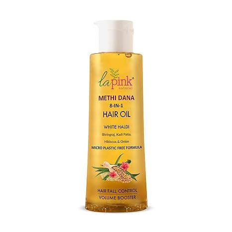 Buy La Pink Methi Dana 8-in-1 Hair Oil with Hibiscus & Onion | Hair ...