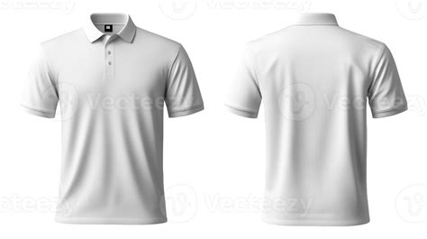 White polo shirt mockup 51714556 PNG