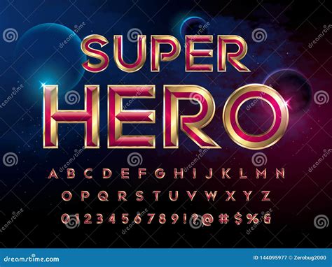 Superhero Fonts Photographs