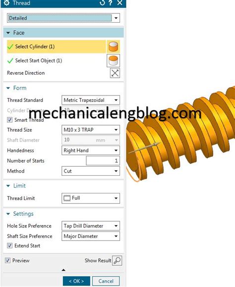Image result for Thread Mill Programming NX Tutorial