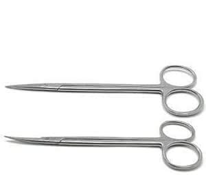 Premium Instruments Kelly Scissor Straight and Curved 7 Sharp/Sharp ...