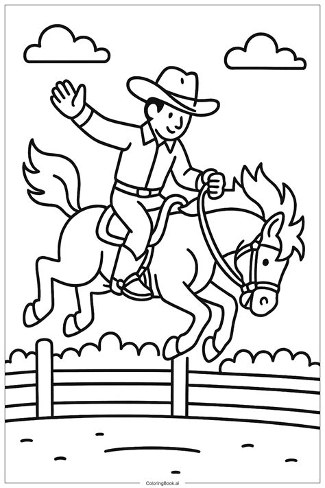 Coloring Pages Horse Cowboy [2025]
