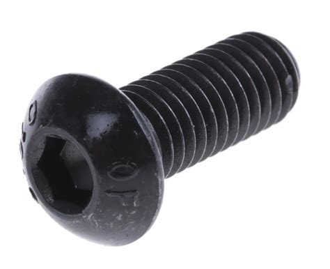 RS PRO | RS PRO Stainless Steel Hex Socket Button Screw, ISO 7380, M8 x ...