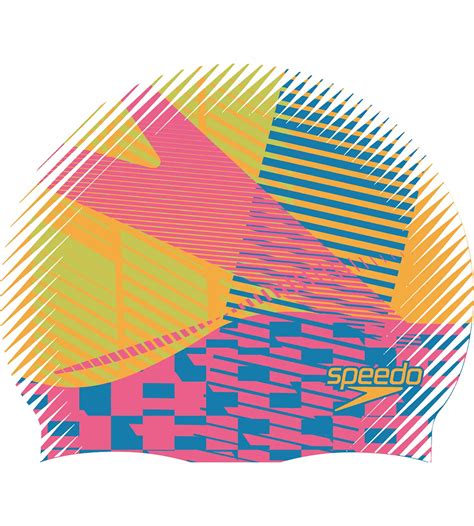 Buy Speedo-Digital-Printed-Cap-White-Blue Swimcaps Online | Speedo India