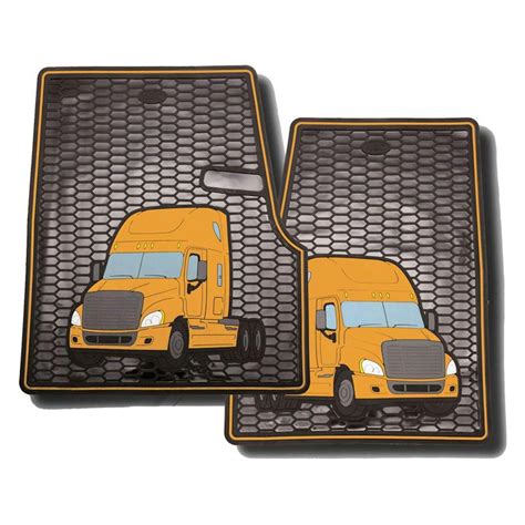 Freightliner Cascadia Coronado Rubber Floor Mats - Raney's Truck Parts