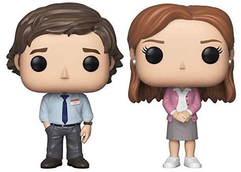 Funko Pop! TV: The Office - Jim Halpert and Pam Beesly - Set of 2 ...