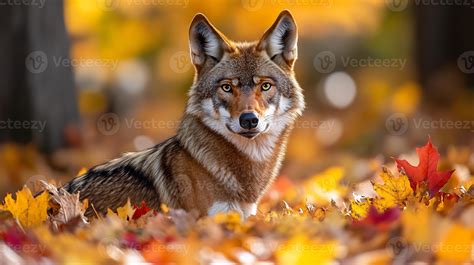 Red Wolf Canis rufus phylum Chordata class Mammalia order Carnivora family Canidae prowling ...