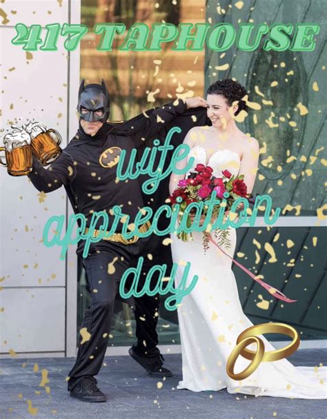National Wife Appreciation Day at 417 Taphouse - It's All Downtown | It ...