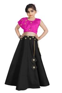 KATHIRIYA CREATION Girls Lehenga Choli Fusion Wear Embellished Lehenga ...