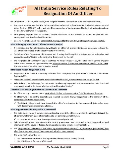 Vajiram And Ravi-The Recitals-Current Affairs-April 2022-English Medium ...