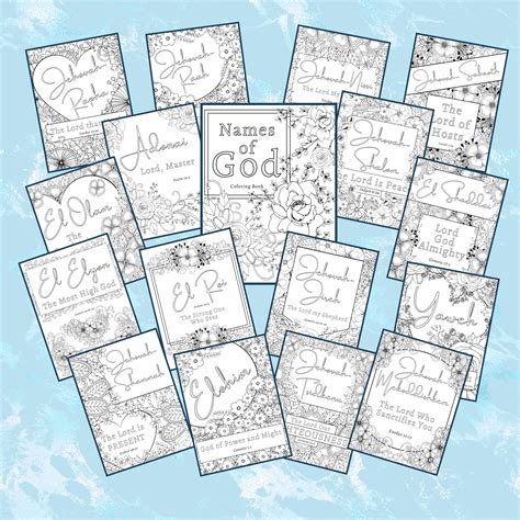Printable Names Of God Worksheets - Worksheets Printable Template
